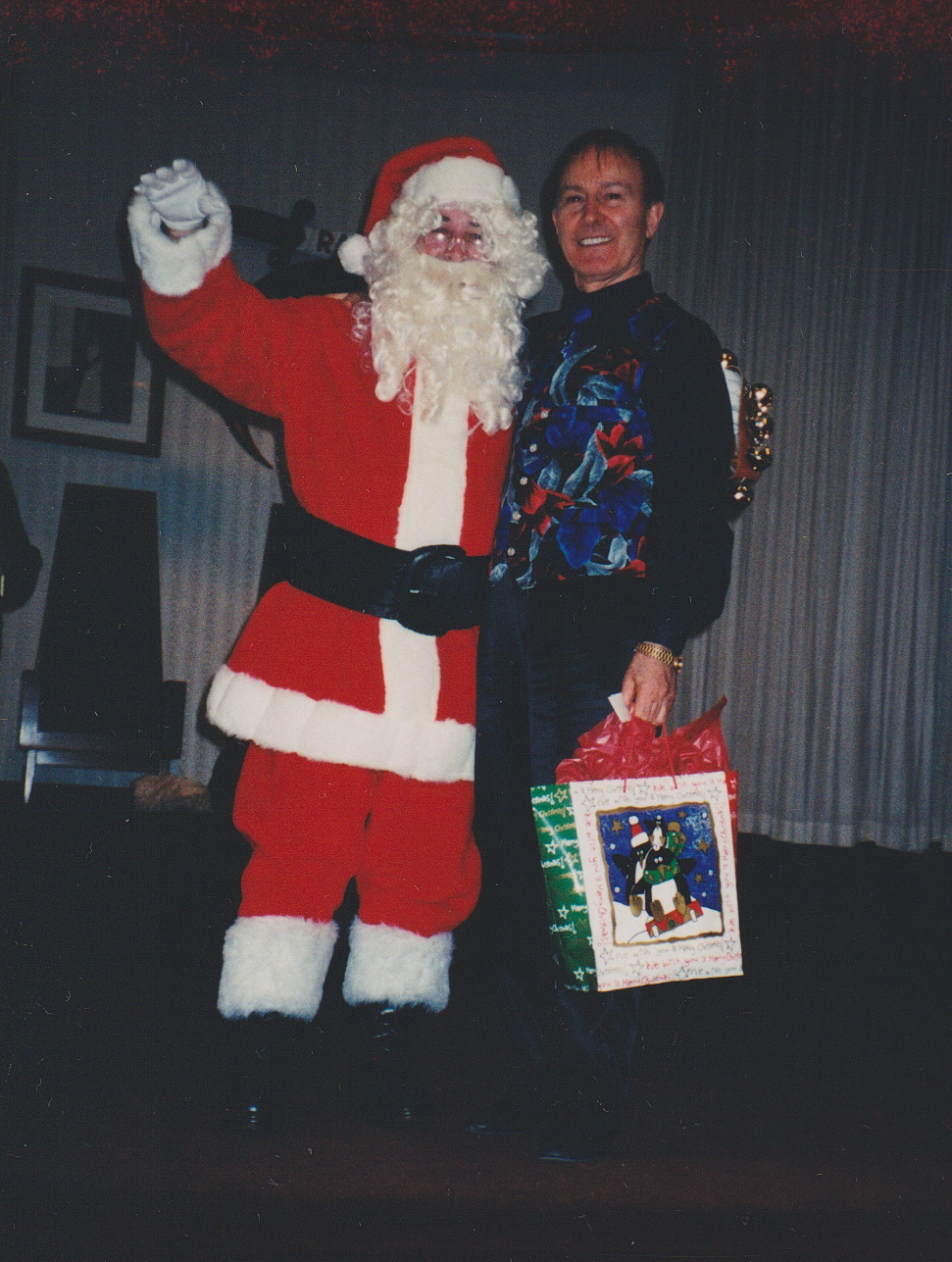 Jeff with Santa